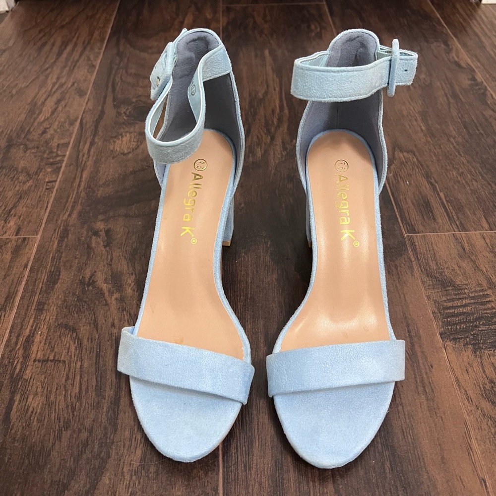 Allegra K Blue High Heels